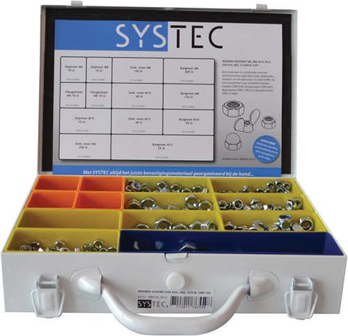 Systec assortiment écrous de coffret vz divers din934 985 315-am 1587 - 8960.60.30212