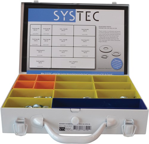 Systec assortiment coffret anneaux vz divers din125a 9021 127b - 8960.60.30101