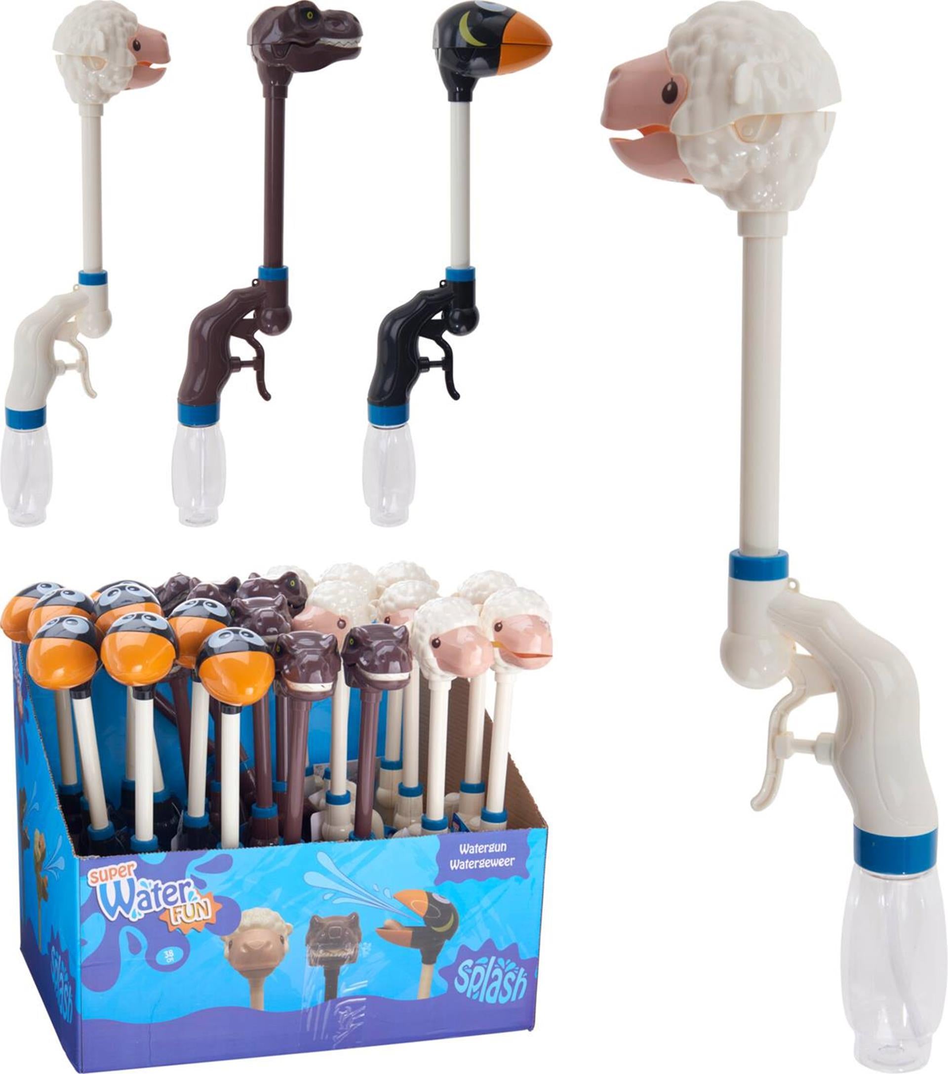 Pistolet à eau animaux 38cm