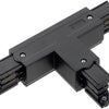Pièce en T gauche fixe à 90° pour. rail triphasé noir - 5050055