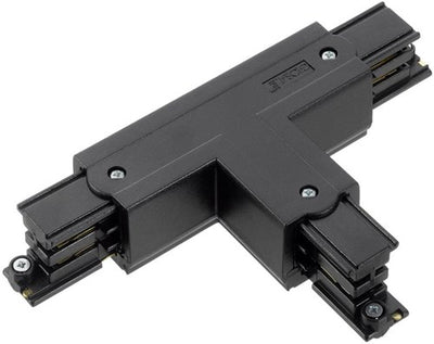 Pièce en T gauche fixe à 90° pour. rail triphasé noir - 5050055