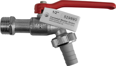 Robinet à bille double service Cornat 1 2 mat ch - t300801