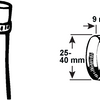 Anneau de tension Cornat 25-40mm 1er inox - t308304