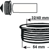 Réduction tétine caoutchouc Cornat 54mm - 32 40 - t318508