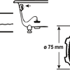 Rosace Cornat pour bain - t321120