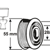 Cornat raccordement intérieur WC universel ch - t360699