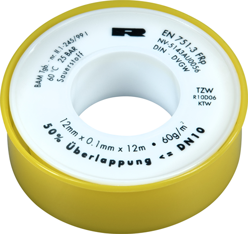 Ruban téflon Cornat 12x0,1mm (12m) gaz - t380700
