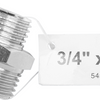 Cornat laiton ch réduction mamelon mm 3 4x1 2 - t386421