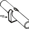 Cornat tube cuivre simple clip 12mm (6pcs) - t560102
