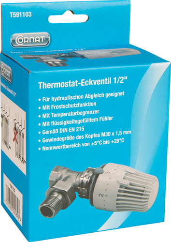 Cornat thermostat radiateur vanne coin 1 2 - t591103