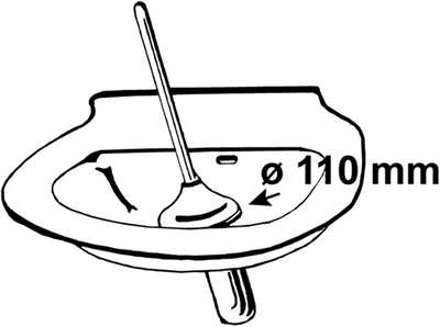 Déboucheur Cornat avec manche 11cm - t595600