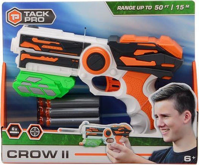 BONGERS Toy Tack Pro Crow II avec 6 fléchettes 23 cm