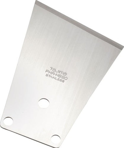 Couteau de rechange Tajima | pour grattoir universel en acier | largeur de lame 80 mm | épaisseur de la lame 1,2 mm | 1 pièce - phr-hb80 phr-hb80