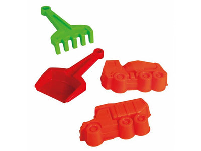 Dinotoys dino toys tatra scoop, râteau et 2 formes de sable