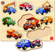 Dinotoys Dino Puzzle - Puzzle de forme de tatra en bois - 8 pièces