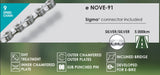 Taya E-Bike NECKE E-NOVE-91 1 2X5 64 9 Speed ​​DHT 136S Silver - afbeelding 3