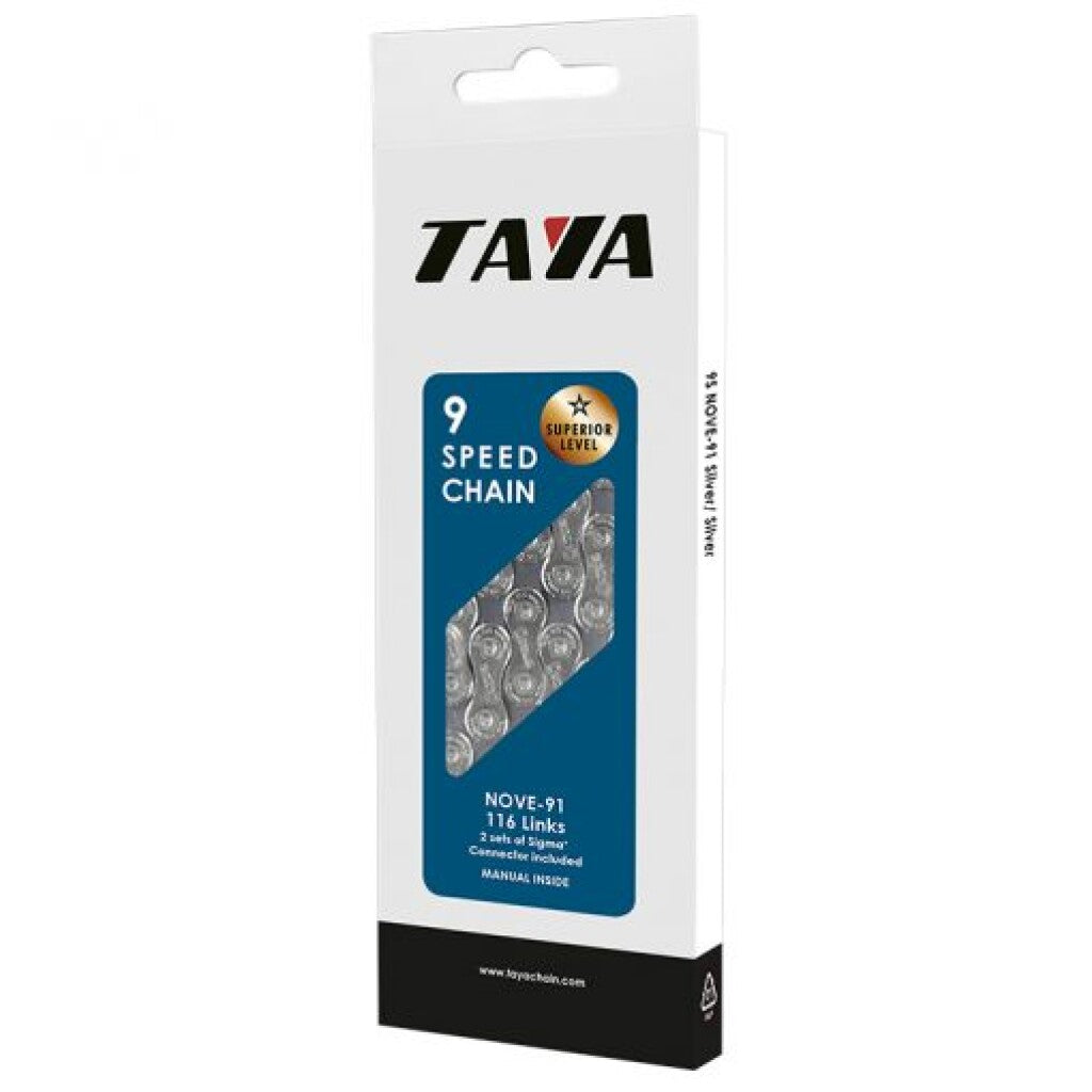 Collier Taya Nove à 9 vitesses, 1 2x5 64 116L Convient pour le vélo électrique (pack de suspension)