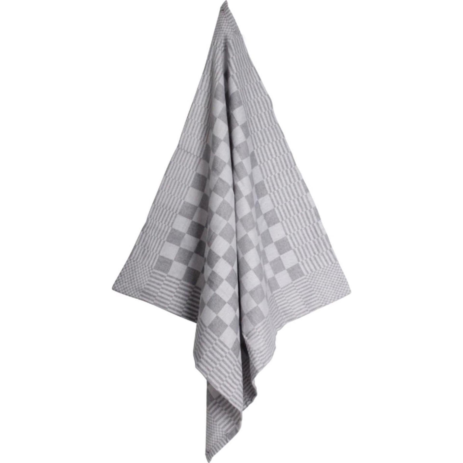 Torchon gris grand diamant 70x70cm