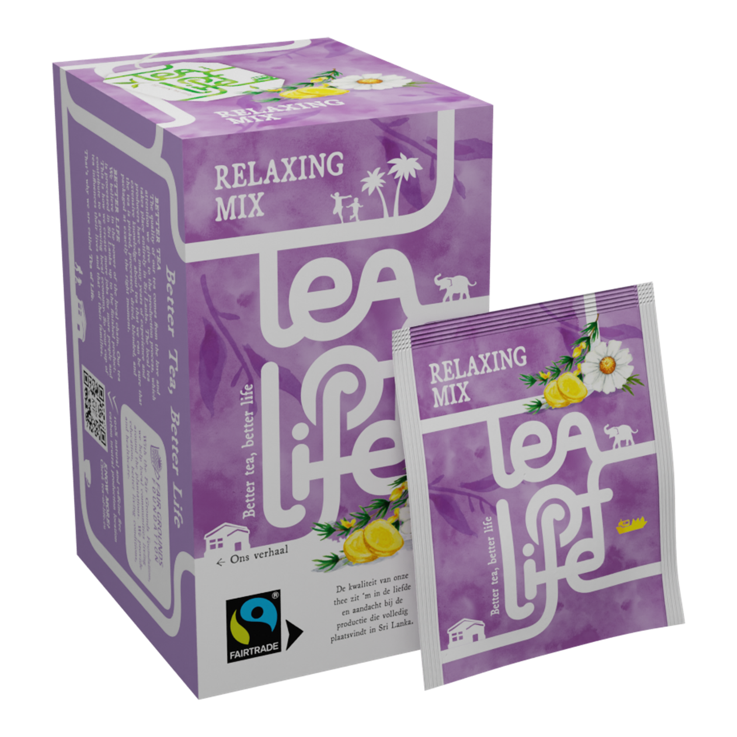 Thé de vie mélange relaxant 1,5gr. (100 pièces)