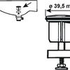 Cornat cône de vidange drain excentrique 1 1 4 - tec317409