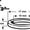 Joint Cornat pour robinet de vidange 2pcs - tec317418