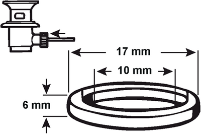 Joint Cornat pour robinet de vidange 2pcs - tec317418
