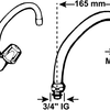 Robinet monotrou Cornat bec orientable 200 mm - tec351204