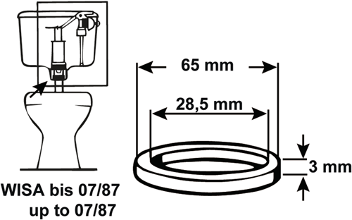 Cornat joint vidange évier wisa - tec380423