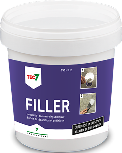 Pot de remplissage Tec7 mastic de remplissage et de finition tout-en-un 750ml - 601075000