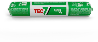 Mastic adhésif et mastic Tec7 blanc (ral 9016) | saucisse | 400ml- 535209000