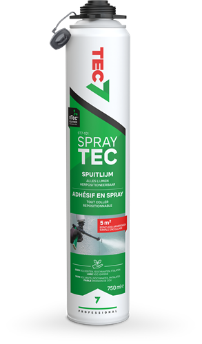 Adhésif polymère en spray Tec7 ms pour collage fin - aérosol | 750ml- 530001000