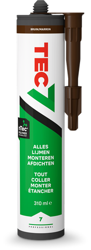 Kit universel cartouche Tec7 310ml marron - 535406000