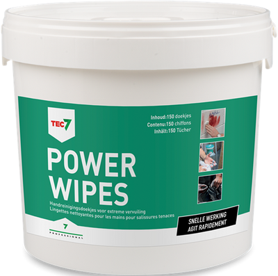 Lingettes nettoyantes Tec7 powerwipes 150 lingettes - 467035000