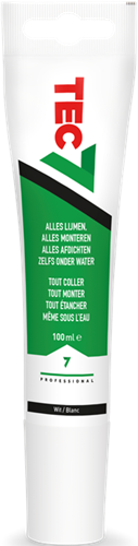 Kit universel tube Tec7 100ml blanc - 535205000