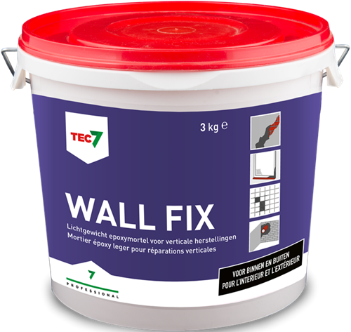 Fixation murale Tec7 | mortier époxy léger | seau 3kg - 602830000