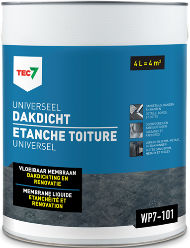 Tec7 wp7-101 seau universel étanche au toit 4l - 602470000