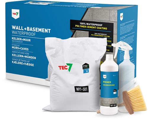Tec7 wp7-501 ensemble sous-sol + mur étanche 10kg + 1l - 602090000