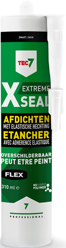 Tec7 x-seal noir, cartouche, 310 ml | sceller tout et partout - 528013000