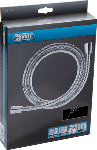 Flexible de douche Cornat 1m50 métal ch - tecb3362
