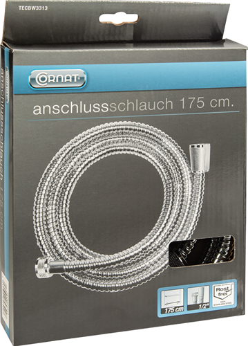 Flexible de douche Cornat inox 1m75 ch - tecbw3313