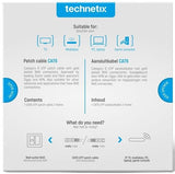 Technetix câble patch utp cat6 2m blanc - 2077000 - afbeelding 2