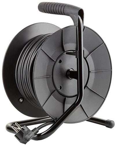 Technik enrouleur de câble h05 3x1,5qmm 25m noir - 1167272