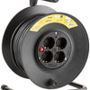 Technik enrouleur de câble h05 3x1,5qmm 25m noir - 1167272