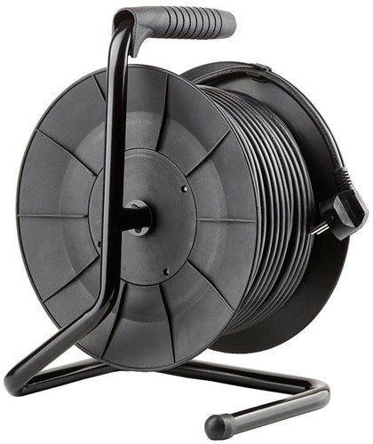 Technik enrouleur de câble h05 3x1,5qmm 50m noir - 1167274
