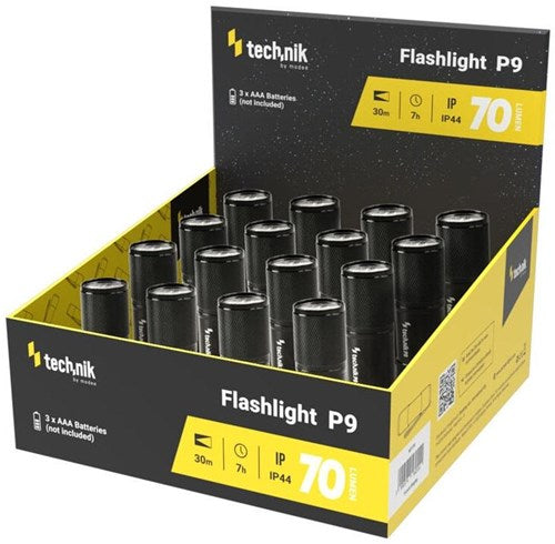Technik Lampe de poche LED aluminium 3xaaa 70 lumens - 5720130