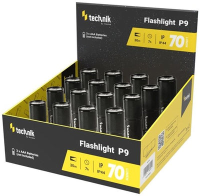 Technik Lampe de poche LED aluminium 3xaaa 70 lumens - 5720130