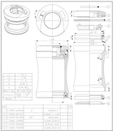 TECORA BALL Head Set1 1 8 pouces semi intégré au transit de câble - afbeelding 2
