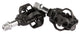 Pédale Tecora spd atb noir 1er type