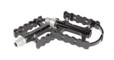 Tecora E Tecmulti Pédale Set en aluminium Multigrip noir sur carte - afbeelding 1
