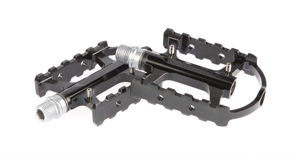 Tecora E Tecmulti Pédale Set en aluminium Multigrip noir sur carte